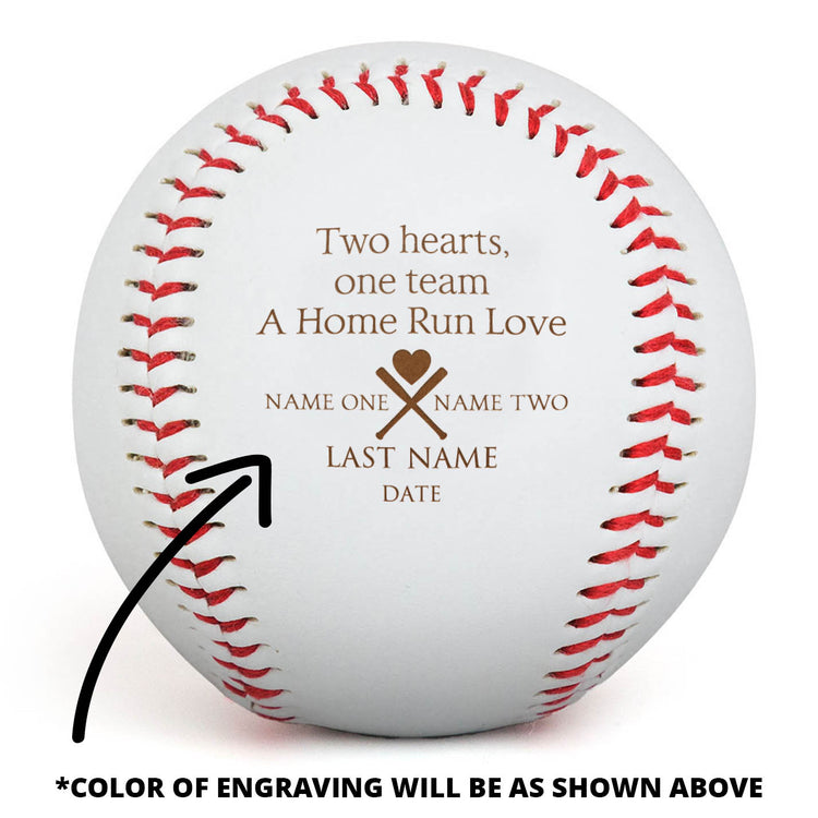 Engraved Baseball - Wedding Guest Gift
