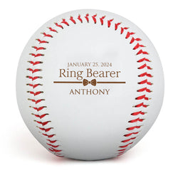 Engraved Baseball - Ring Bearer