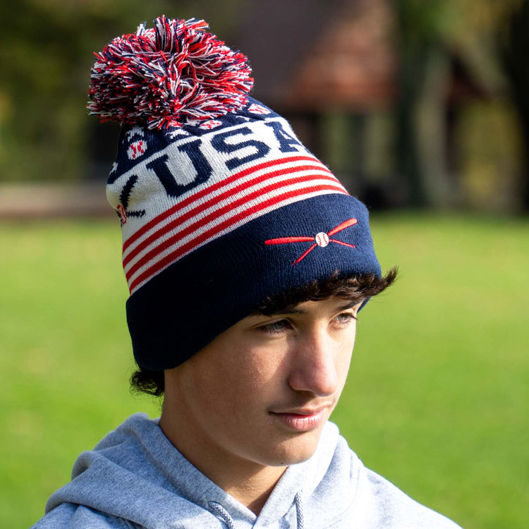 CTS Baseball Knit Hat - USA