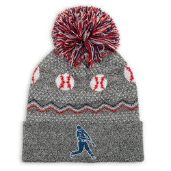 Baseball Knit Hat - Home Run