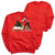 Baseball Crewneck Sweatshirt - How The Pinch Stole Home (Back Design) [Adult Medium/Red] - SS