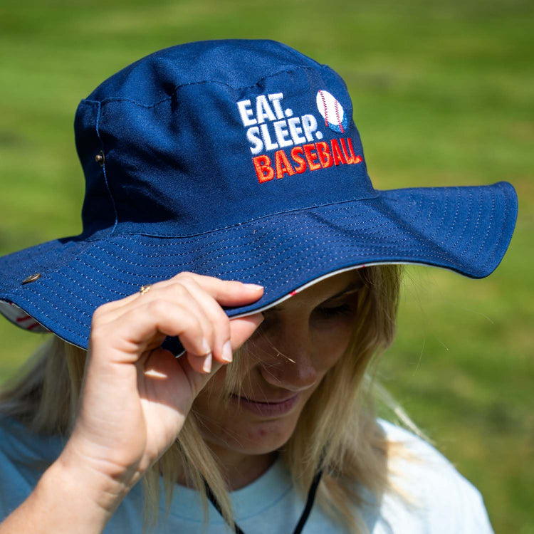 Baseball Bucket Hat - Eat Sleep Baseball