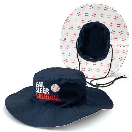 Baseball Bucket Hat - Eat Sleep Baseball