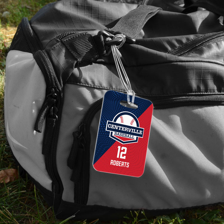 Custom Team Bag Tag - Baseball