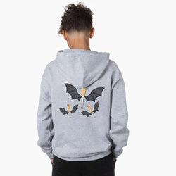 Baseball Hooded Sweatshirt - It's Bats (Back Design)