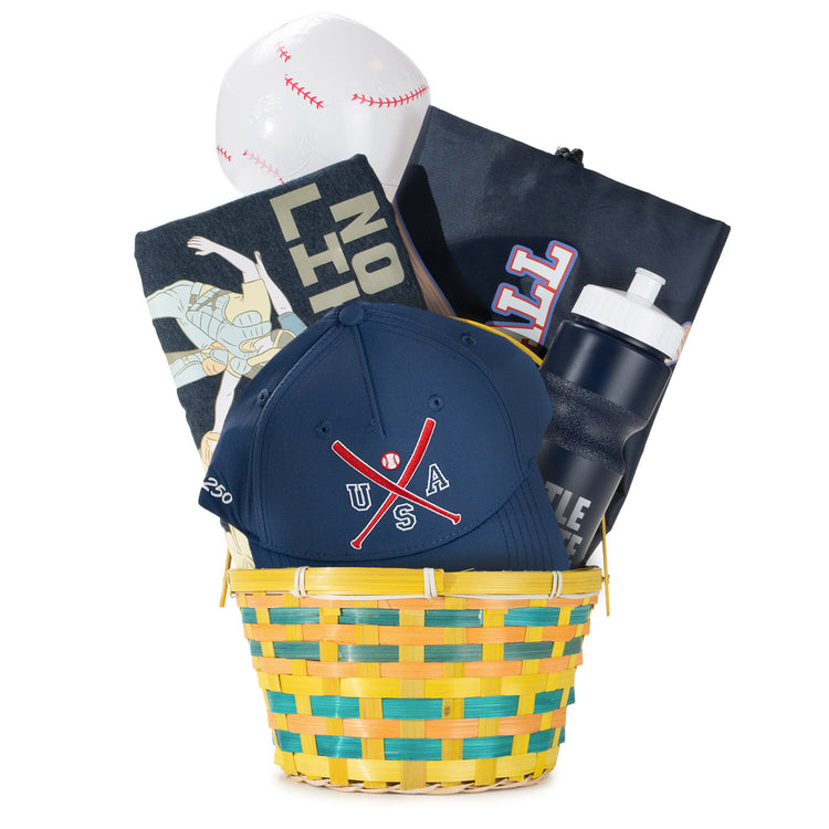 Baseball Easter Basket - Home Run Baseball