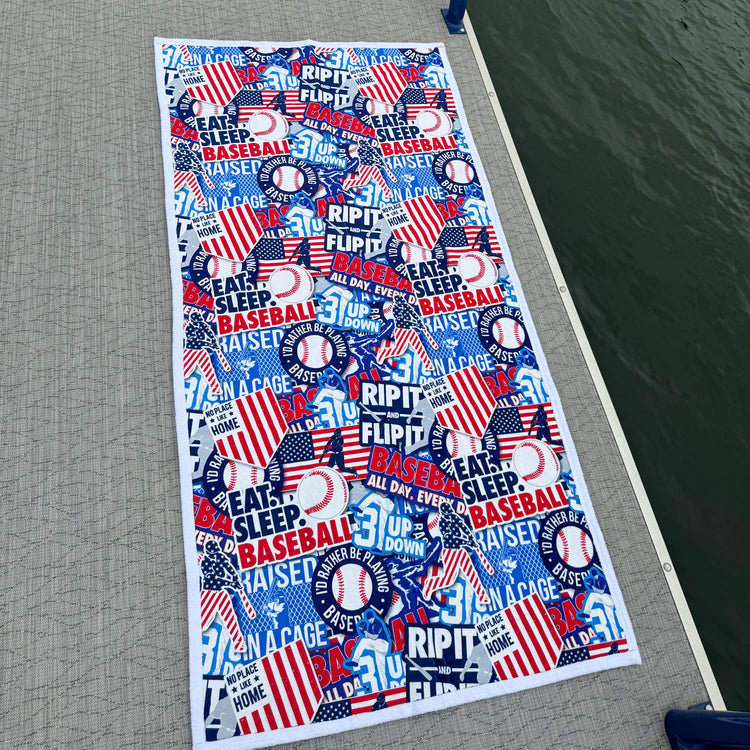 Baseball Premium Beach Towel - Baseball Life