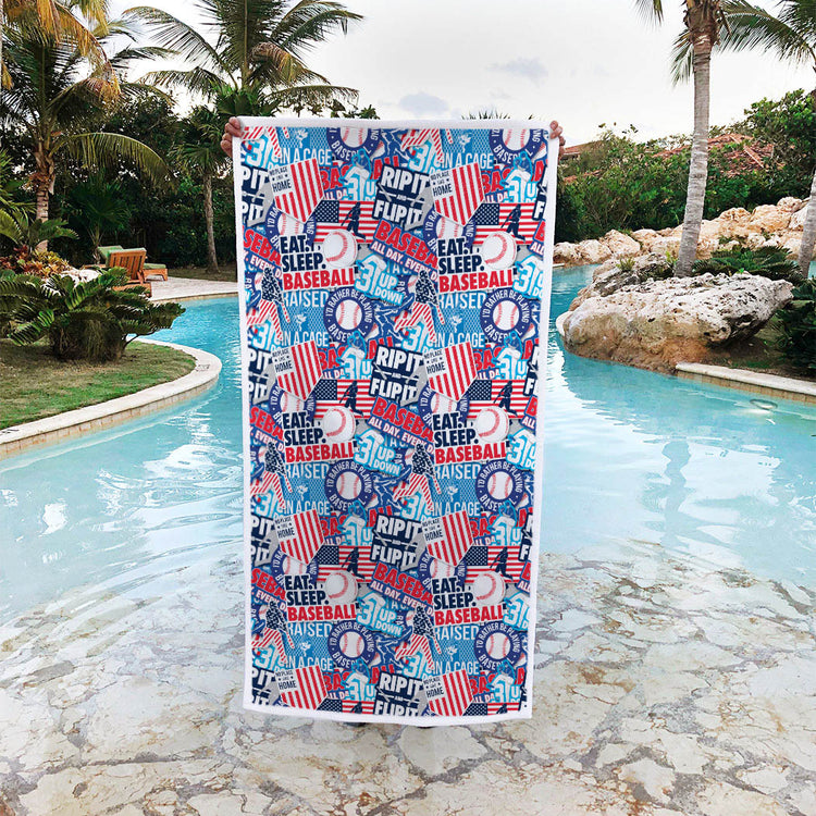 Baseball Premium Beach Towel - Baseball Life