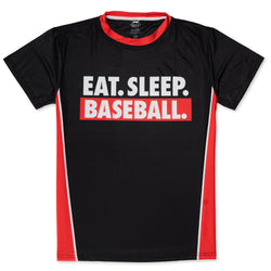 Baseball Tech Player Tee - Eat Sleep Baseball