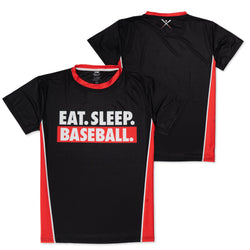 Baseball Tech Player Tee - Eat Sleep Baseball