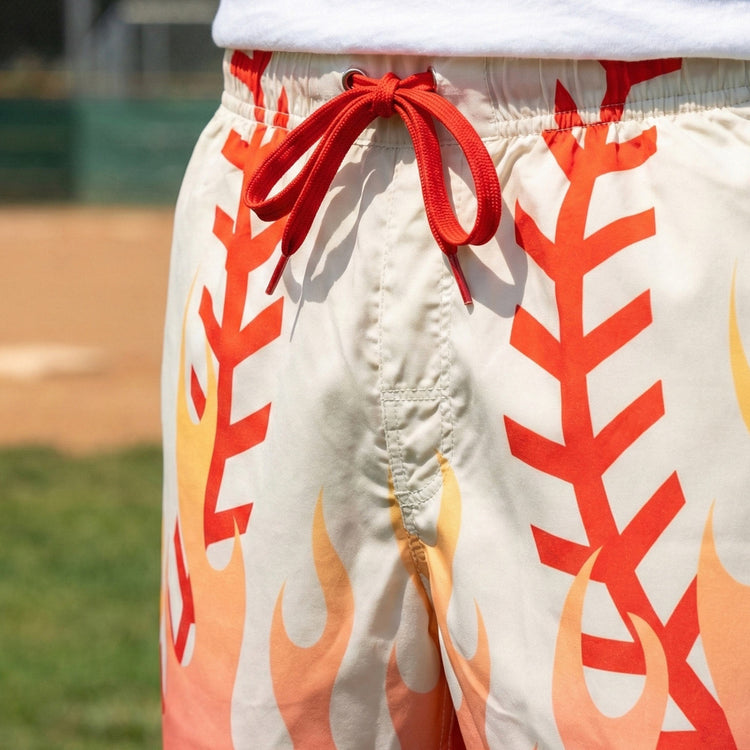 Baseball Ryder™ Shorts - Flames