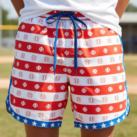 Baseball Ryder™ Shorts - Stars and Stitches