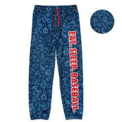 Baseball Lounge Pants - Eat Sleep Baseball