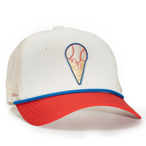 Baseball Trucker Hat - Frozen Fastball
