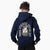 Baseball Hooded Sweatshirt - Three Strikes, You're Out (Back Design)