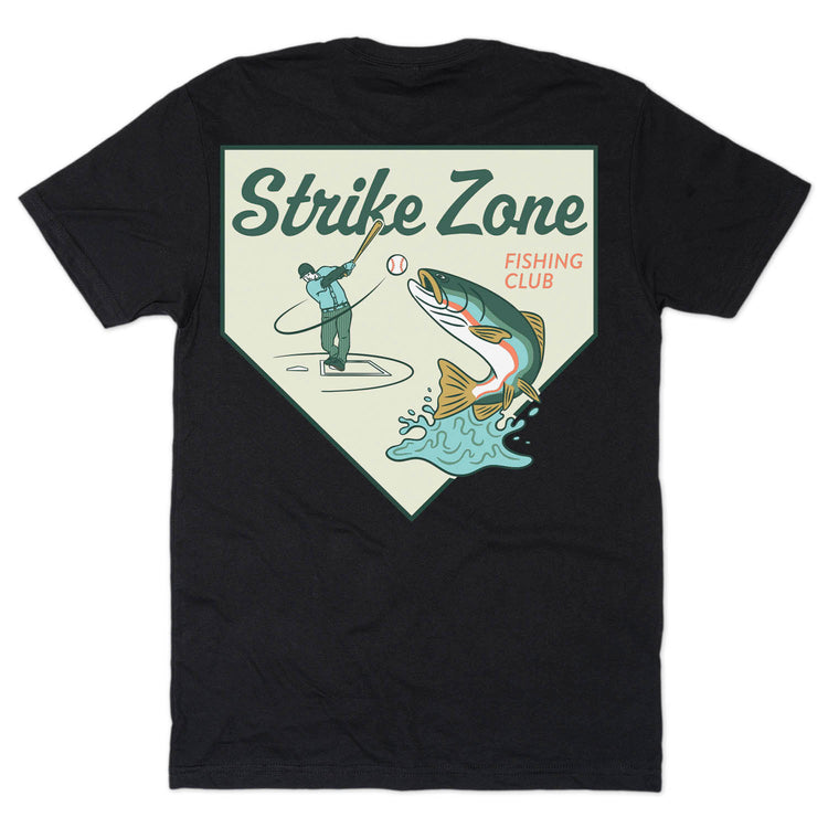 Baseball Short Sleeve T-Shirt - Strike Zone (Back Design)
