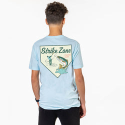 Baseball Short Sleeve T-Shirt - Strike Zone (Back Design)