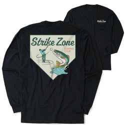 Baseball Tshirt Long Sleeve - Strike Zone (Back Design)