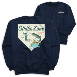 Baseball Crewneck Sweatshirt - Strike Zone (Back Design)
