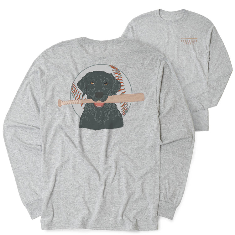 Baseball Tshirt Long Sleeve - Good Boy Baseball (Back Design)