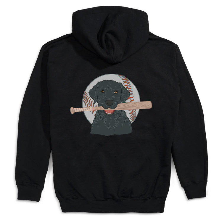 Baseball Hooded Sweatshirt - Good Boy Baseball (Back Design)
