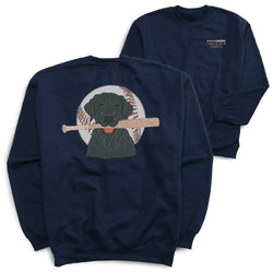 Baseball Crewneck Sweatshirt - Good Boy Baseball (Back Design)