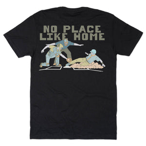 Baseball Short Sleeve T-Shirt - Home Sweet Home (Back Design)