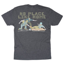 Baseball Short Sleeve T-Shirt - Home Sweet Home (Back Design)