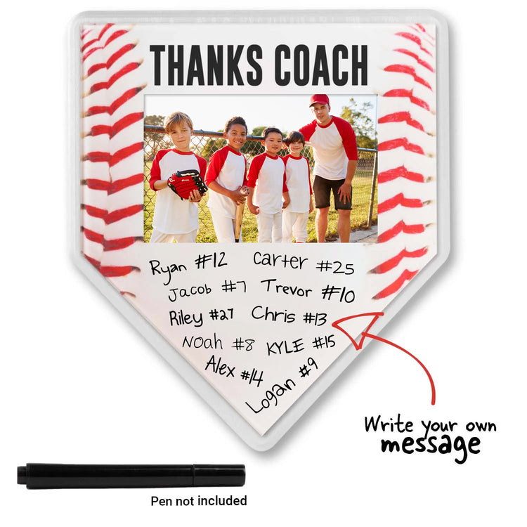Baseball Thanks Coach Premier Plaque - Picture
