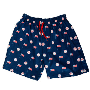 Baseball Swim Trunks - Star Spangled