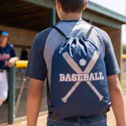 Baseball Drawstring Backpack - All Day