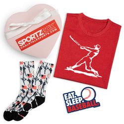 Baseball Valentine Heart Sportzbox - Love of the Game