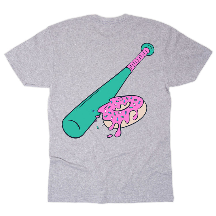 Baseball Short Sleeve T-Shirt - Donut Baseball (Back Design)