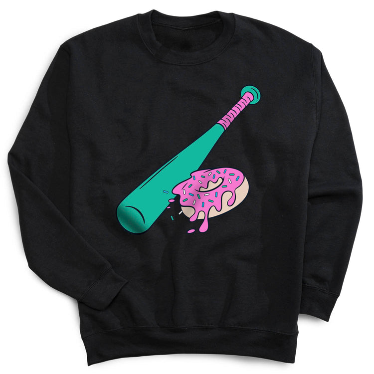 Baseball Crewneck Sweatshirt - Donut Baseball