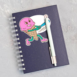 Baseball Sticker - Ice Cream Baseball