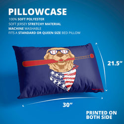 Baseball Pillowcase - Freedom Hound