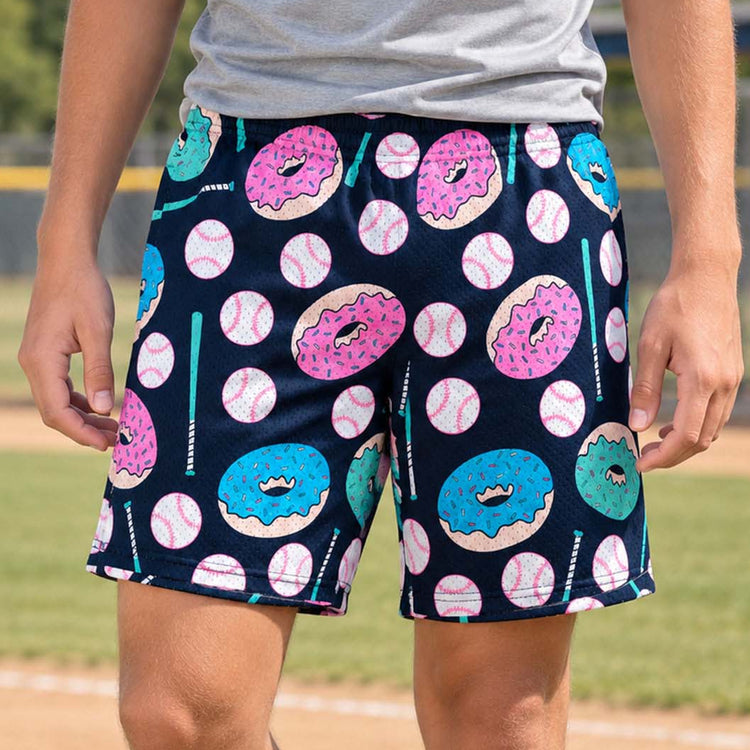Baseball Peyton Shorts - Glaze Of Glory