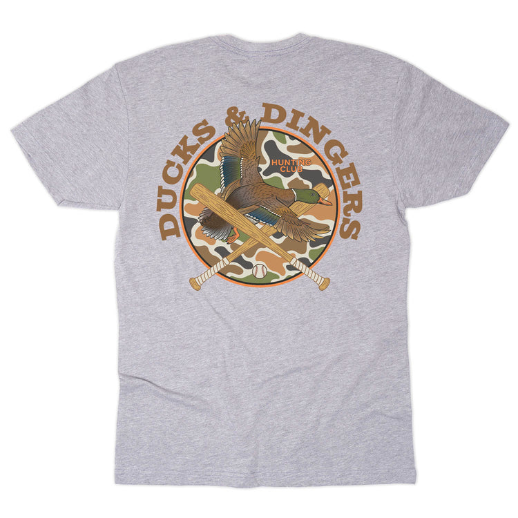 Baseball Short Sleeve T-Shirt - Ducks and Dingers (Back Design)