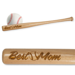 Engraved Mini Baseball Bat - Best Mom