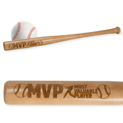 Engraved Mini Baseball Bat - MVP