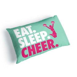 Cheerleading Pillowcase - Eat Sleep Cheer