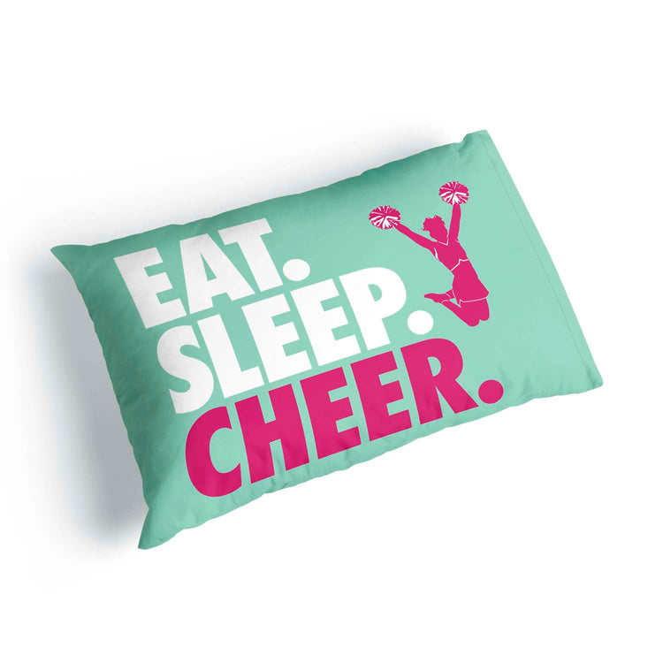 Cheerleading Pillowcase - Eat Sleep Cheer