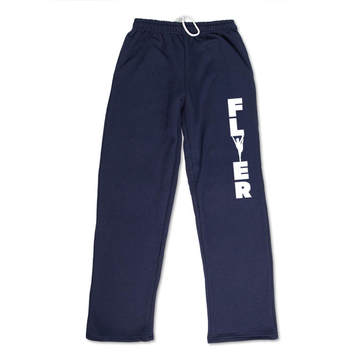 Cheerleading Fleece Sweatpants - Flyer [Adult Small/Navy] - SS