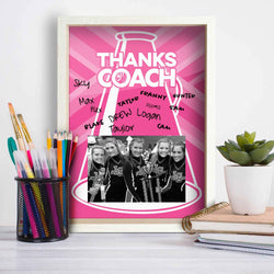 Cheerleading Premier Frame - Thanks Coach