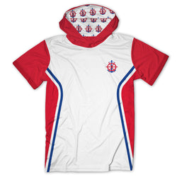 Lightweight Short Sleeve ShieldDri Hoodie - Des Lacs-Burlington