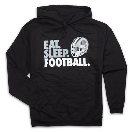 Football CTS ProBlend™ Hooded Sweatshirt - Eat Sleep Football