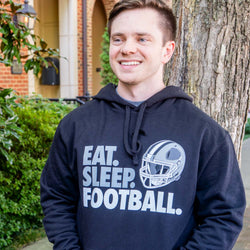 Football CTS ProBlend™ Hooded Sweatshirt - Eat Sleep Football