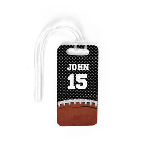 Football Bag/Luggage Tag - Personalized Football Image