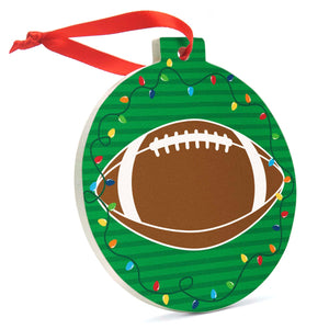 CTS Football Round Ceramic Ornament - Football Graphic