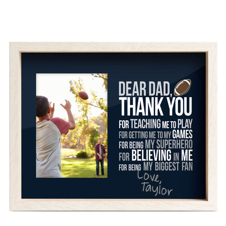 Football Premier Frame - Dear Dad